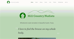 Desktop Screenshot of hillcountrynudists.com